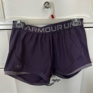 Under Armour Women's Dark Purple Athletic Shorts
